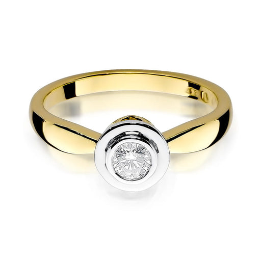 Inel Aur 14k cu Diamant 0.30 ct - Galben