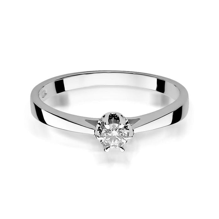 Inel Aur 14K W295 Diamant 0.15ct