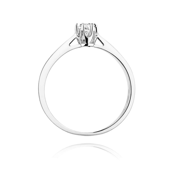 Inel Aur 14K W295 Diamant 0.15ct