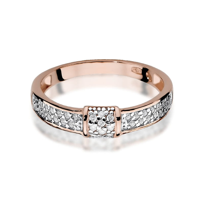 Inel Aur 14K W297 Diamante 0.19ct