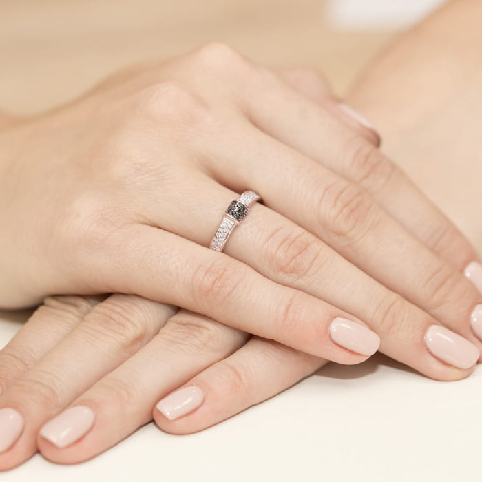 Inel Aur 14K cu Diamant Natural 0.14 ct