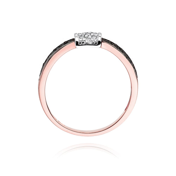 Inel Aur 14K cu Diamant Natural 0.05 ct