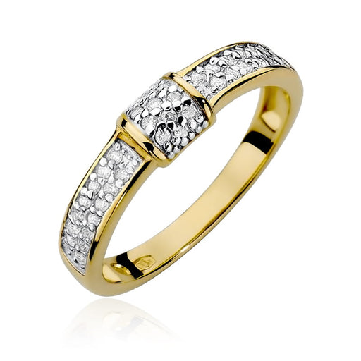 Inel Aur 14K W297 Diamante 0.19ct