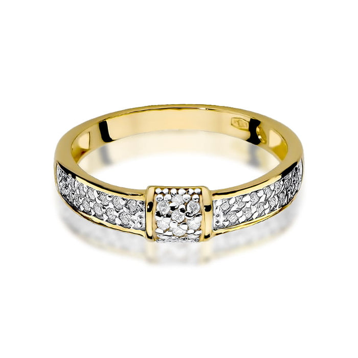 Inel Aur 14K W297 Diamante 0.19ct