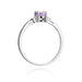 Inel Aur 14K W301 Ametist 0.40ct Diamante