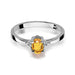 Inel Aur 14K W301 Citrin 0.60ct
