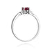 Inel Aur 14K W301 Rodolit 0.50ct