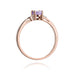 Inel Aur 14K W301 Ametist 0.40ct Diamante