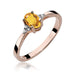 Inel Aur 14K W301 Citrin 0.60ct
