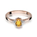 Inel Aur 14K W301 Citrin 0.60ct