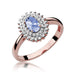 Inel Aur 14K cu Tanzanit 0.40 ct