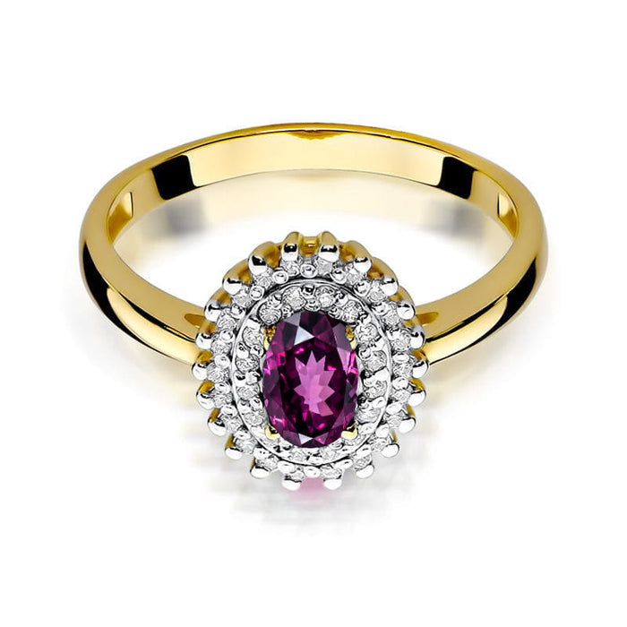 Inel Aur 14K W303 Rodolit 0.50ct