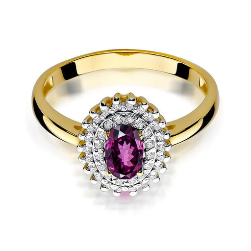 Inel Aur 14K W303 Rodolit 0.50ct