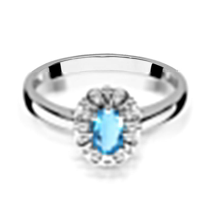 Inel Aur 14K W304 Topaz 0.50ct