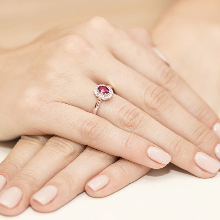 Inel Aur 14k cu Rubin 0.60 ct