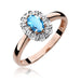 Inel Aur 14K W304 Topaz 0.50ct