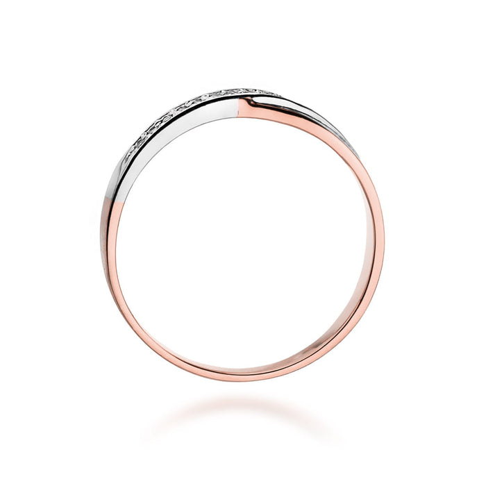 Inel Aur 14k cu Diamant Natural 0.07 ct