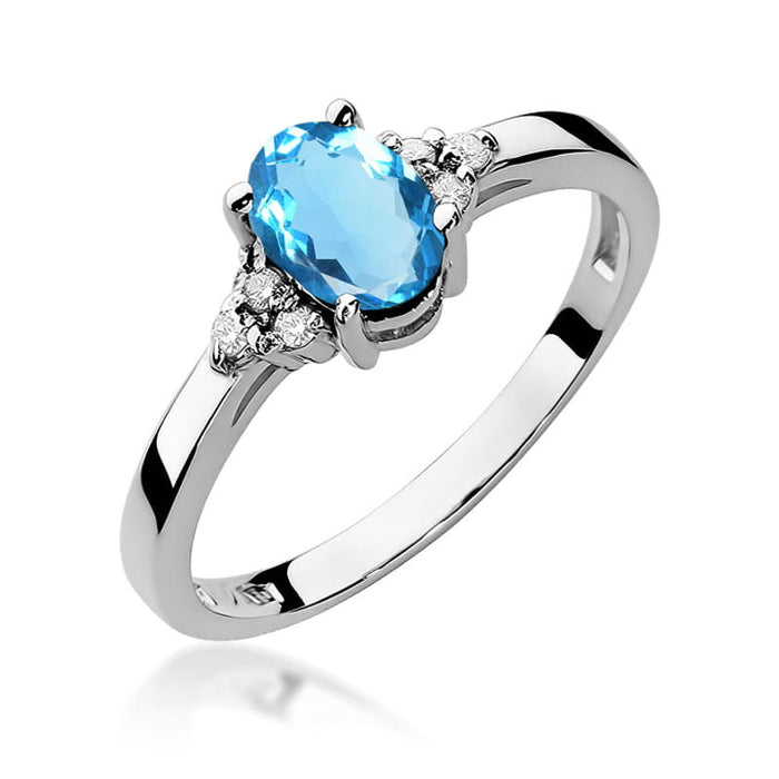 Inel Aur 14K W308 Topaz 0.90ct