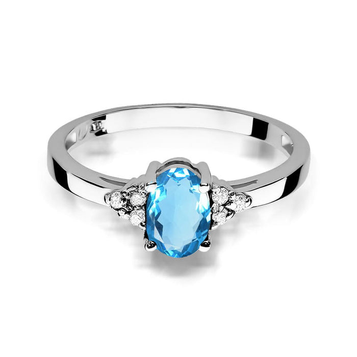 Inel Aur 14K W308 Topaz 0.90ct