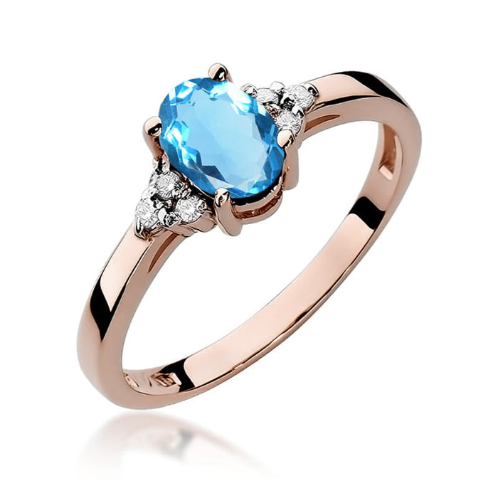 Inel Aur 14K W308 Topaz 0.90ct