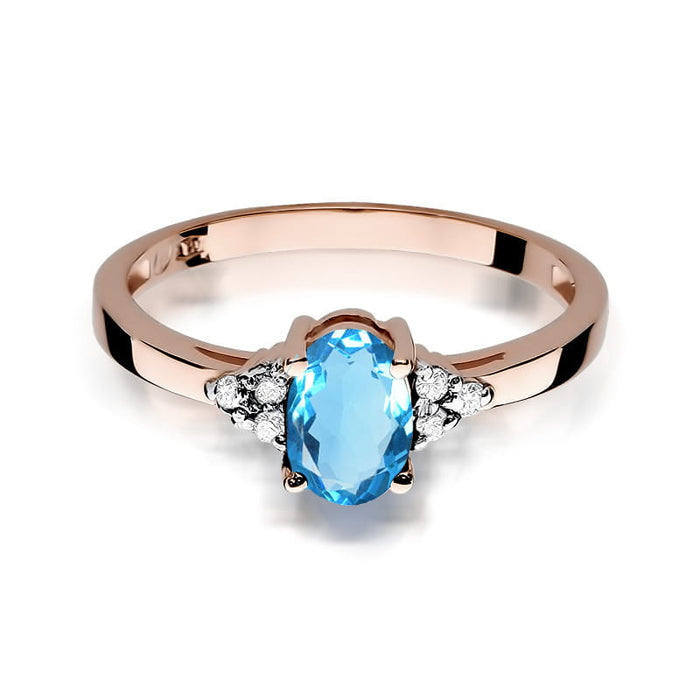 Inel Aur 14K W308 Topaz 0.90ct