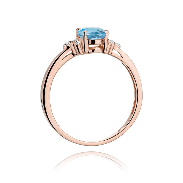 Inel Aur 14K W308 Topaz 0.90ct