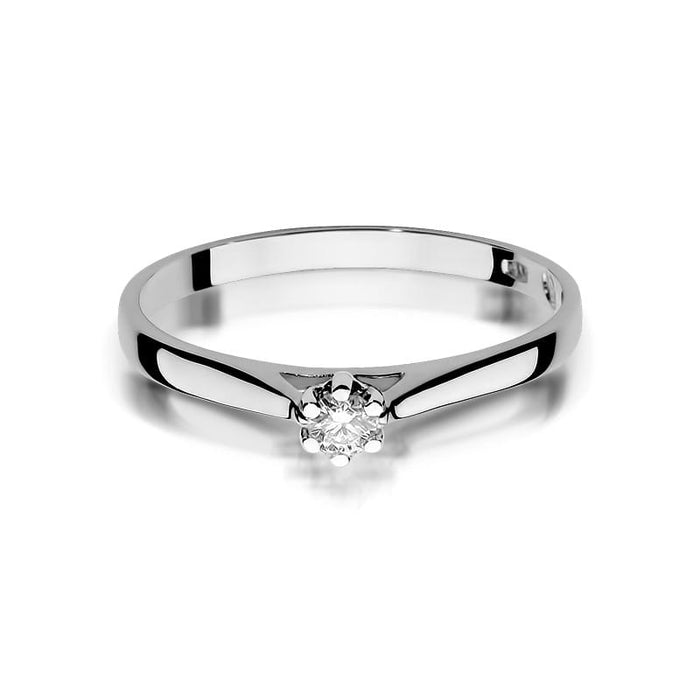 Inel Aur 14K W311 Diamant 0.10ct