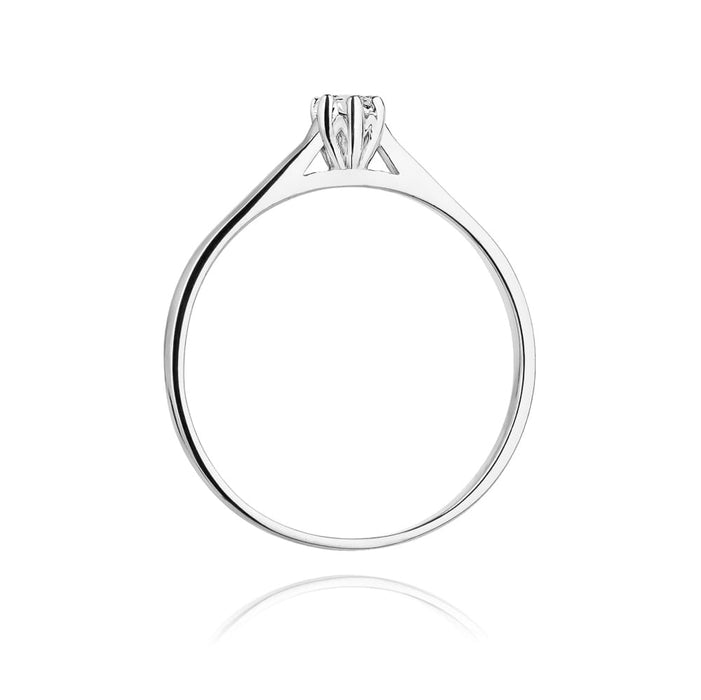 Inel Aur 14K W311 Diamant 0.10ct