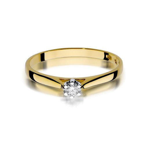 Inel Aur 14K W311 Diamant 0.10ct