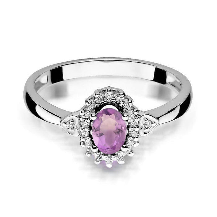 Inel Aur 14K W312 Ametist 0.40ct