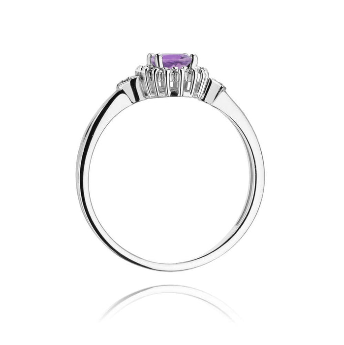 Inel Aur 14K W312 Ametist 0.40ct