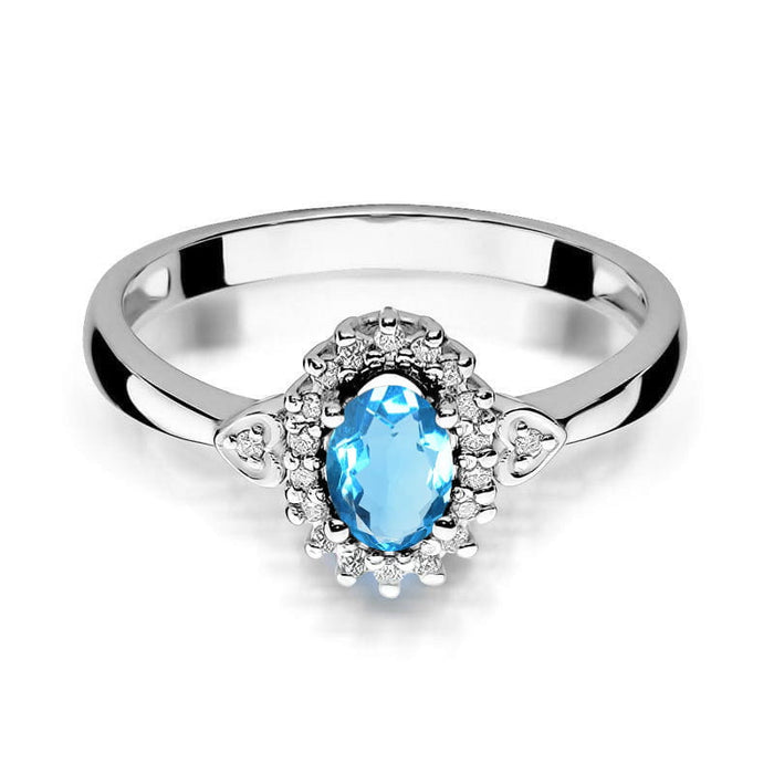 Inel Aur 14K W312 Topaz 0.50ct