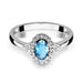 Inel Aur 14K W312 Topaz 0.50ct