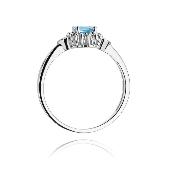 Inel Aur 14K W312 Topaz 0.50ct