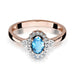 Inel Aur 14K W312 Topaz 0.50ct