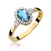 Inel Aur 14K W312 Topaz 0.50ct