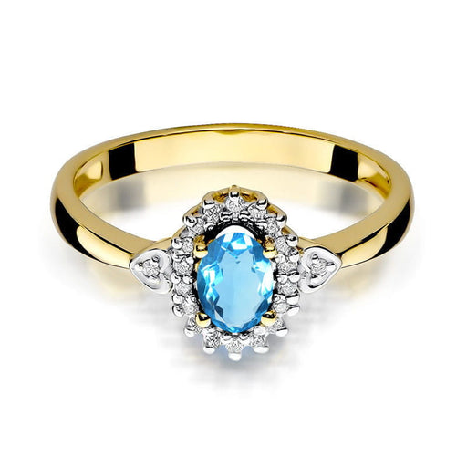 Inel Aur 14K W312 Topaz 0.50ct