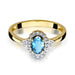 Inel Aur 14K W312 Topaz 0.50ct