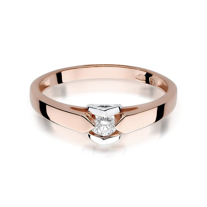 Inel Aur 14K W320 Diamant 0.04ct