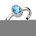 Inel Aur 14K W330 Topaz 0.50ct