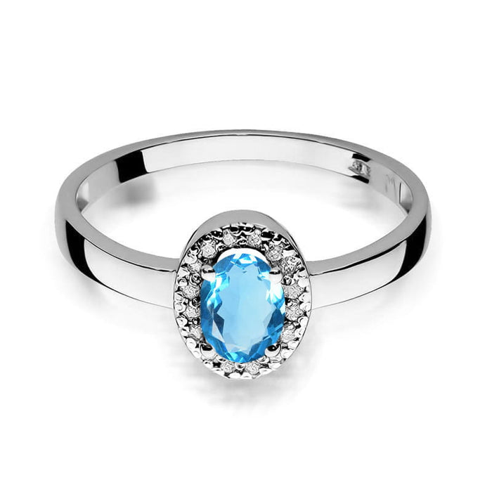 Inel Aur 14K W330 Topaz 0.50ct