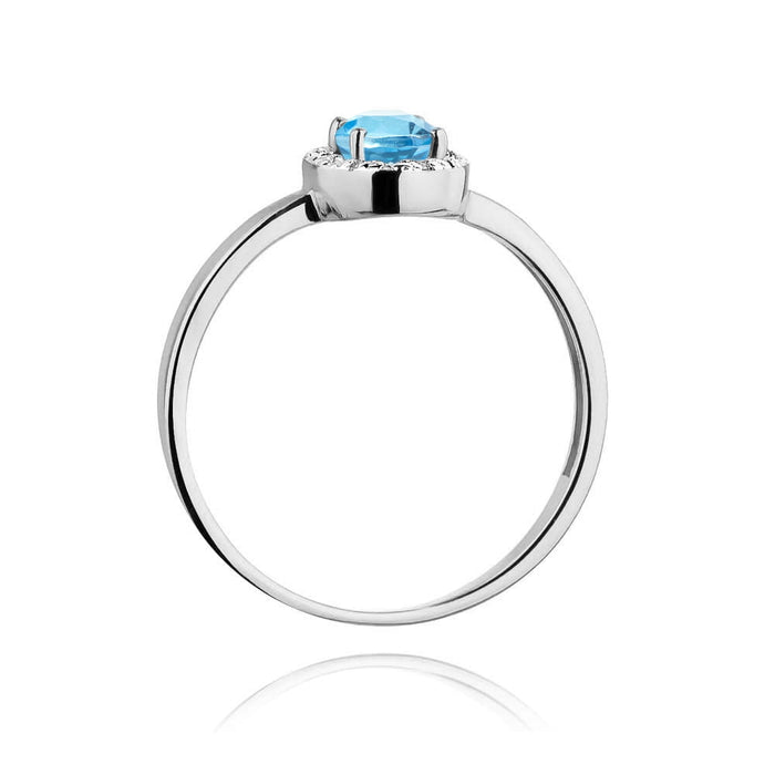 Inel Aur 14K W330 Topaz 0.50ct