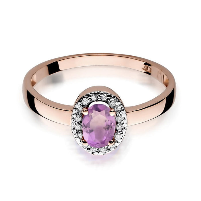 Inel Aur 14K W330 Ametist 0.40ct