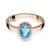 Inel Aur 14K W330 Topaz 0.50ct