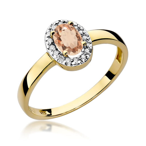 Inel Aur 14K W330 Morganit 0.40ct
