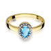 Inel Aur 14K W330 Topaz 0.50ct