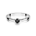 Inel Aur 14K cu Diamante Naturale Negre 0.20 ct