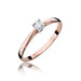 Inel Aur 14K cu Diamant Natural 0.15 ct