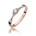 Inel Aur 14K cu Diamant Natural 0.12 ct