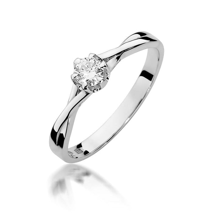 Inel Aur 14K W340B Diamant 0.20ct
